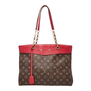 Louis Vuitton Cerise Monogram Canvas Pallas Shopper Tote Bag -【TOP】1:1 Mirror Replica Handbags
