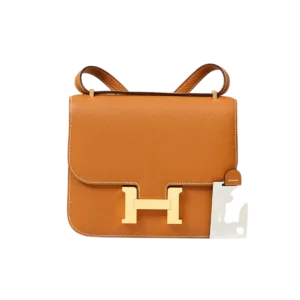 Hermès Constance 19 Epsom Toffee GHW Handcraft -【TOP】1:1 Mirror Replica Handbags