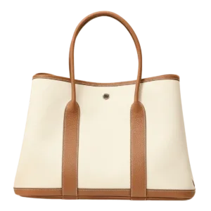 Hermès Garden Party PM Negonda Canvas Gold / Beige PHW Handcraft -【TOP】1:1 Mirror Replica Handbags